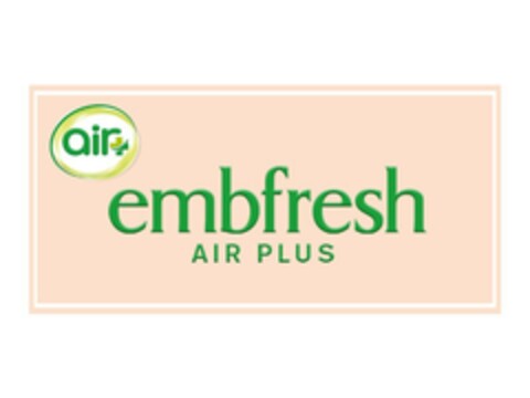 air+ embfresh air plus Logo (EUIPO, 12.10.2022)