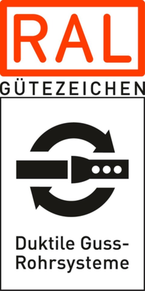 RAL GÜTEZEICHEN € Duktile Guss Rohrsysteme Logo (EUIPO, 04/20/2023)