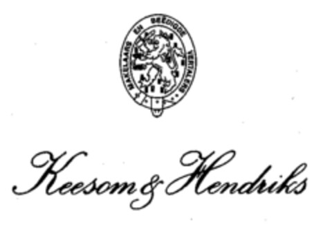 KEESOM & HENDRIKS MAKELAARS EN BEËDIGDE VERTALERS Logo (EUIPO, 04/01/1996)