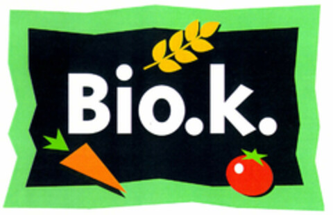 Bio.k. Logo (EUIPO, 07/30/1999)