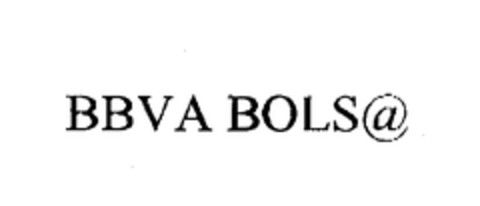 BBVA BOLS@ Logo (EUIPO, 12.04.2000)