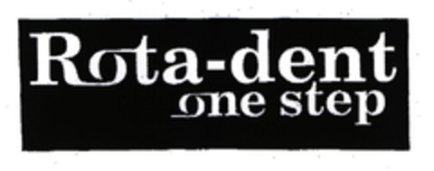 Rota-dent one step Logo (EUIPO, 14.01.2003)