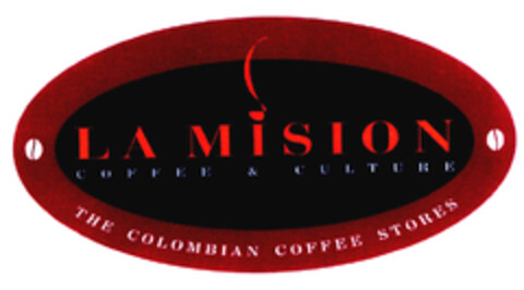 LA MISION COFFEE & CULTURE THE COLOMBIAN COFFEE STORES Logo (EUIPO, 22.04.2003)