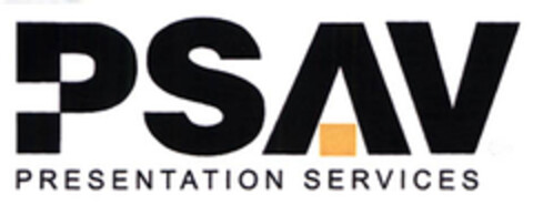 PSAV PRESENTATION SERVICES Logo (EUIPO, 28.06.2005)