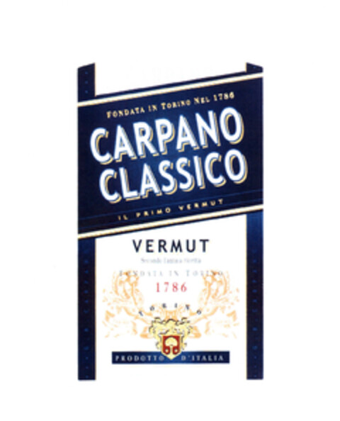 CARPANO CLASSICO VERMUT Logo (EUIPO, 07/04/2005)