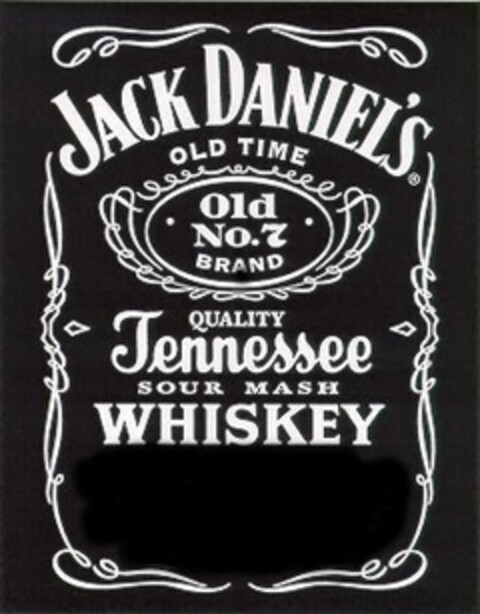JACK DANIEL'S OLD TIME Old No.7 BRAND QUALITY Tennessee SOUR MASH WHISKEY Logo (EUIPO, 10.11.2008)