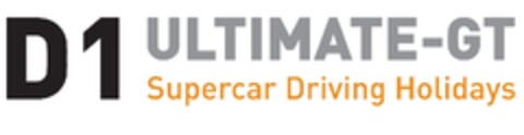 D1 Ultimate-GT Supercar Driving Holidays Logo (EUIPO, 10/11/2011)