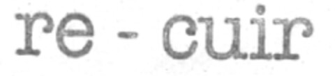 RE-CUIR Logo (EUIPO, 05.07.2012)