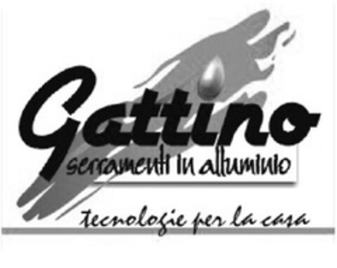 Gattino Serramenti in Alluminio Tecnologie per la casa Logo (EUIPO, 18.09.2012)