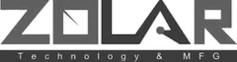 ZOLAR TECHNOLOGY & MFG Logo (EUIPO, 02/27/2014)