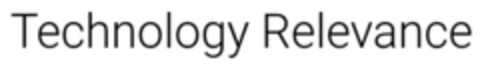 Technology Relevance Logo (EUIPO, 22.01.2016)