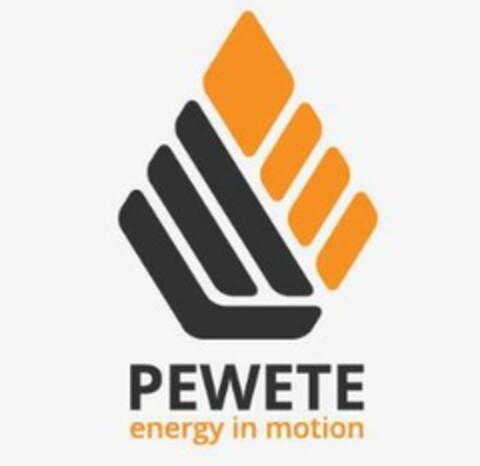 PEWETE energy in motion Logo (EUIPO, 08/19/2016)