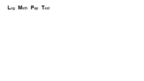 Log Meth Pap Test Logo (EUIPO, 09.01.2018)