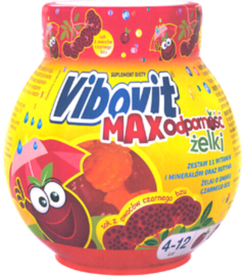 Vibovit Max Odporność Żelki Logo (EUIPO, 15.01.2018)