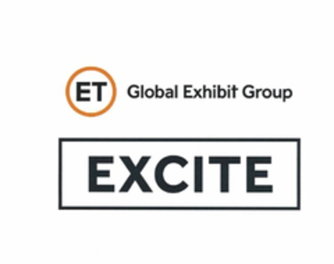ET Global Exhibit Group EXCITE Logo (EUIPO, 07/19/2018)