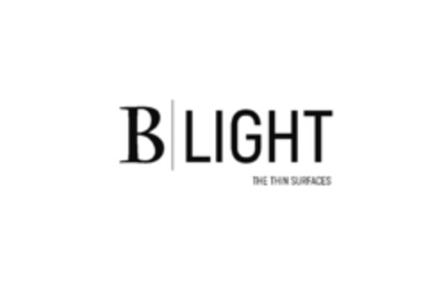 B-LIGHT THE THIN SURFACES Logo (EUIPO, 07/26/2018)