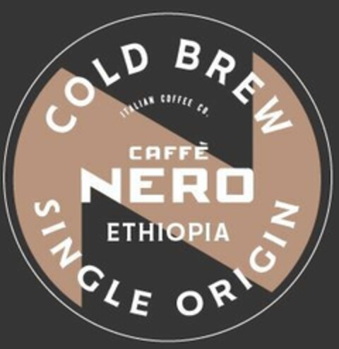 ITALIAN COFFEE CO. CAFFÈ NERO ETHIOPIA COLD BREW SINGLE ORIGIN Logo (EUIPO, 07/08/2019)