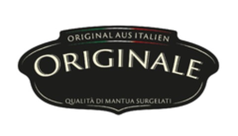 ORIGINAL AUS ITALIEN ORIGINALE QUALITA DI MANTUA SURGELATI Logo (EUIPO, 11/14/2019)