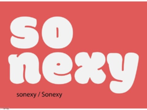 SO nexy sonexy Sonexy Logo (EUIPO, 26.01.2024)