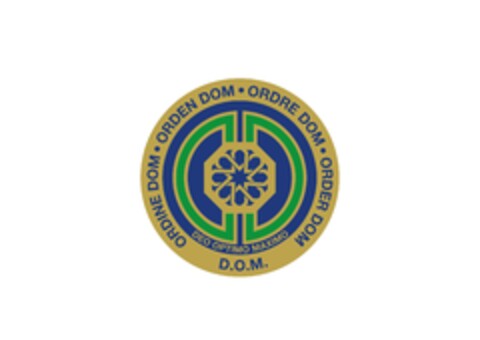 D.O.M. ORDINE DOM ORDEN DOM ORDRE DOM ORDER DOM DEO OPTIMO MAXIMO Logo (EUIPO, 03/20/2024)