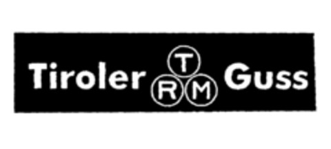 TIROLER TRM GUSS Logo (EUIPO, 04/09/1996)