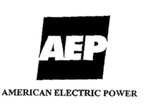AEP AMERICAN ELECTRIC POWER Logo (EUIPO, 11.03.1997)