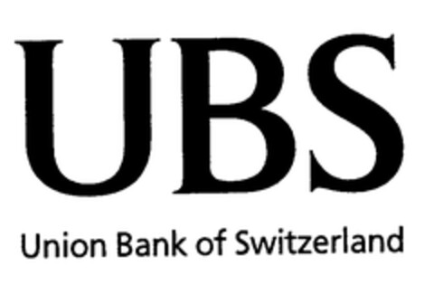 UBS Union Bank of Switzerland Logo (EUIPO, 11/04/1997)