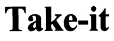 Take-it Logo (EUIPO, 09/17/1999)