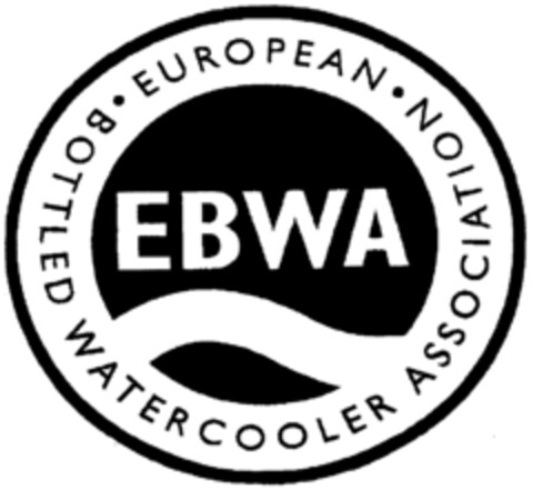 EBWA EUROPEAN BOTTLED WATERCOOLER ASSOCIATION Logo (EUIPO, 02/16/2000)