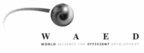 WAED WORLD ALLIANCE FOR EFFICIENT DEVELOPMENT Logo (EUIPO, 21.12.2001)