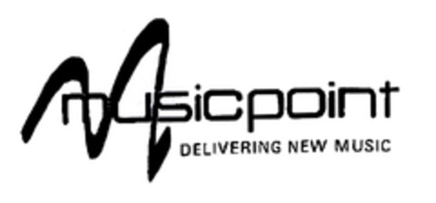 musicpoint DELIVERING NEW MUSIC Logo (EUIPO, 04/14/2003)