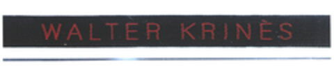 WALTER KRINÈS Logo (EUIPO, 17.07.2003)