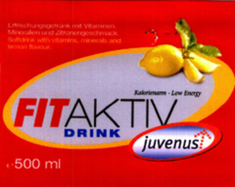 FITAKTIV DRINK juvenus Logo (EUIPO, 12.01.2004)