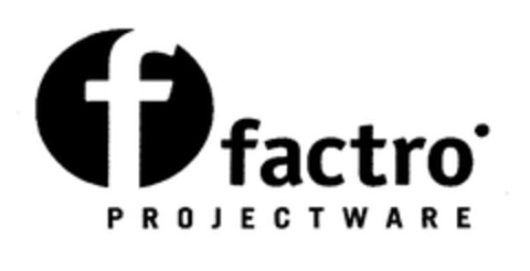 f factro PROJECTWARE Logo (EUIPO, 05/26/2004)