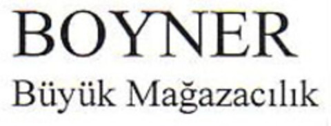 BOYNER Büyük Magazacilik Logo (EUIPO, 10/13/2004)