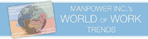 WORLD OF WORK TRENDS MANPOWER INC.'S Demographics/Talent Mismatch Rise of Customer Sophistication Individual Choice Tehnological Revolutions Logo (EUIPO, 09.02.2010)