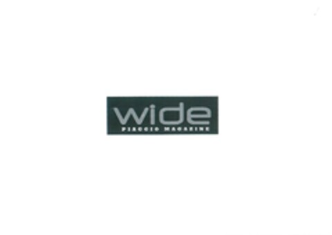 WIDE PIAGGIO MAGAZINE Logo (EUIPO, 04/01/2010)