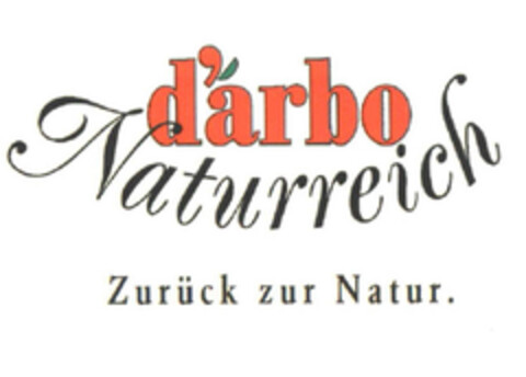 Darbo Naturreich Zurück zur Natur Logo (EUIPO, 11/29/2011)