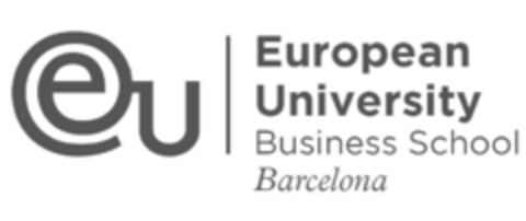 EU EUROPEAN UNIVERSITY BUSINESS SCHOOL BARCELONA Logo (EUIPO, 04.08.2014)