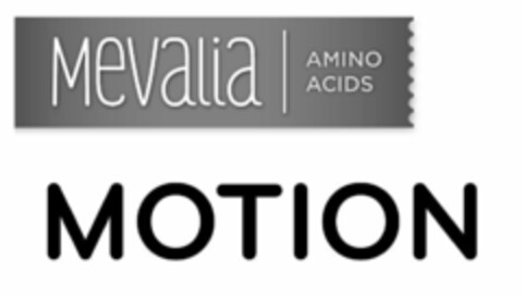 Mevalia Motion Amino Acids Logo (EUIPO, 15.07.2015)