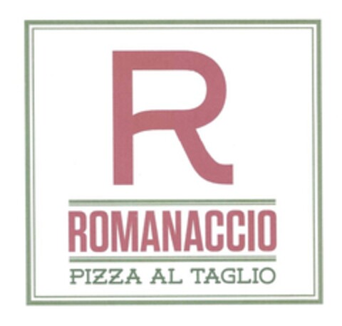 R ROMANACCIO PIZZA AL TAGLIO Logo (EUIPO, 11/30/2015)