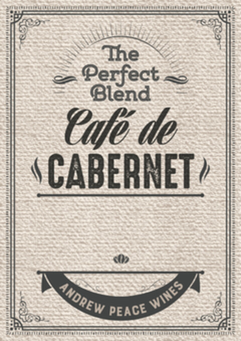 The Perfect Blend Café de CABERNET ANDREW PEACE WINES Logo (EUIPO, 17.03.2017)