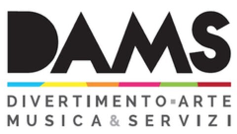 DAMS DIVERTIMENTO ARTE MUSICA & SERVIZI Logo (EUIPO, 30.05.2018)