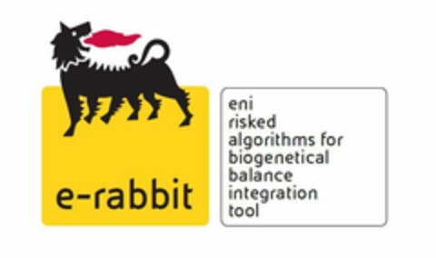 e-rabbit eni risked algorithms for biogenetical balance integration tool Logo (EUIPO, 03/04/2019)