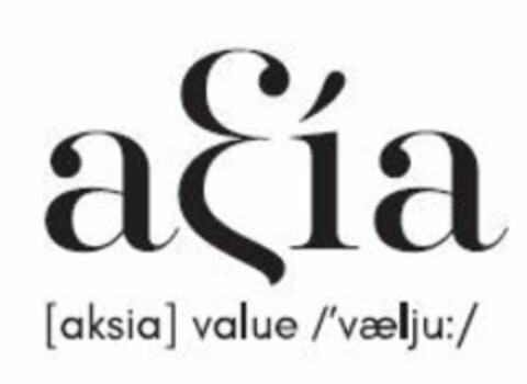 aξia, aksia, value Logo (EUIPO, 08.04.2022)