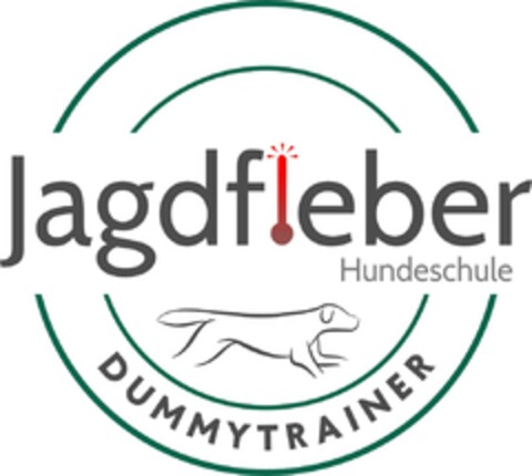 Jagdfieber Hundeschule Dummytrainer Logo (EUIPO, 08.03.2023)