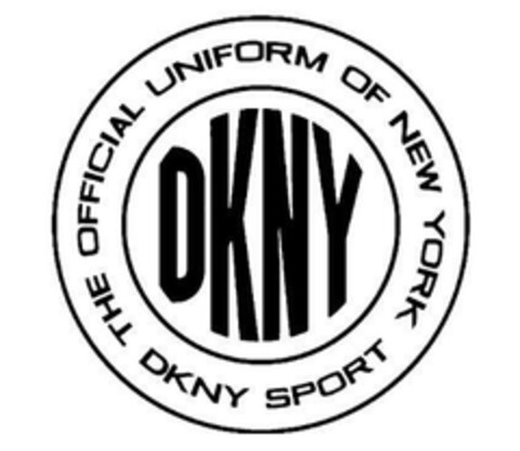 DKNY THE OFFICIAL UNIFORM OF NEW YORK DKNY SPORT Logo (EUIPO, 22.03.2023)