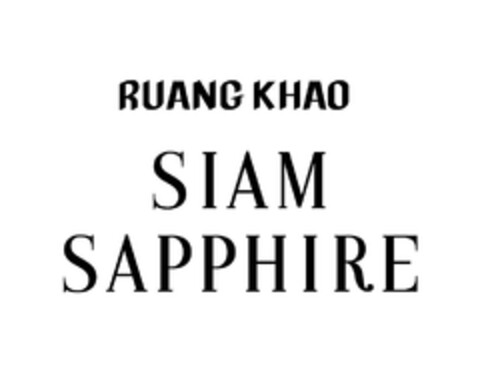 RUANG KHAO SIAM SAPPHIRE Logo (EUIPO, 04.08.2023)
