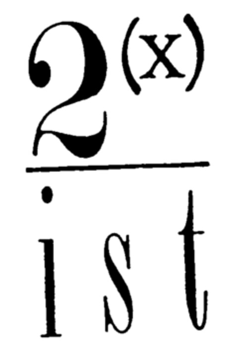 2(X) / IST Logo (EUIPO, 01.04.1996)