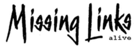 Missing Links alive Logo (EUIPO, 16.05.1997)